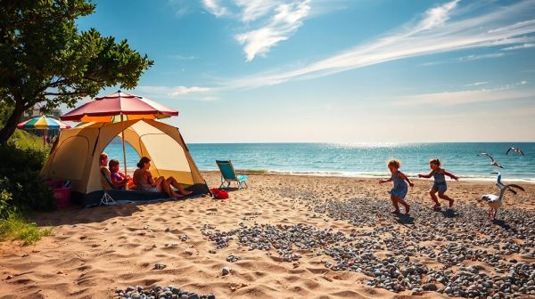 Vacances à agon coutainville : évasion en camping en famille